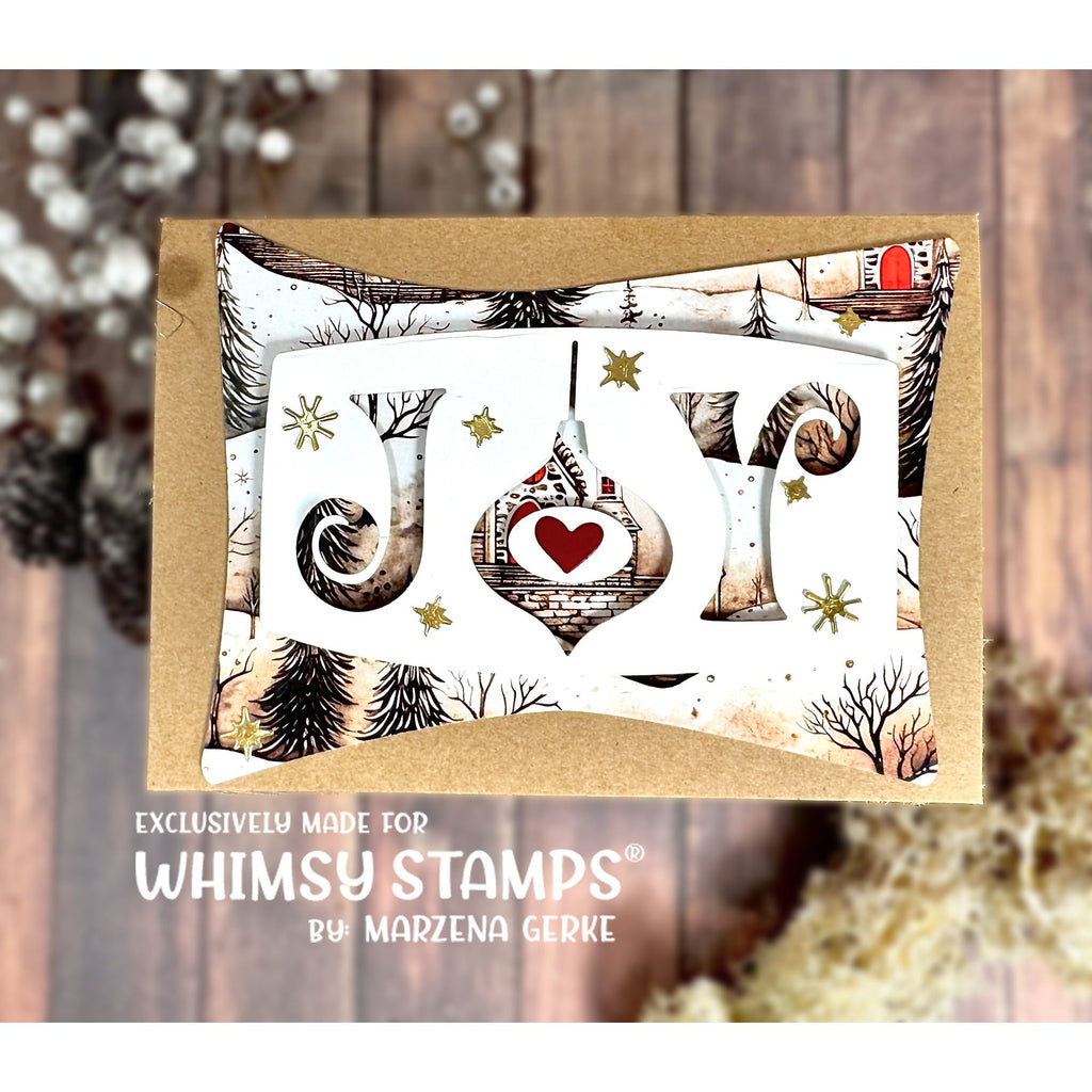 Whimsy Stamps Chilling Christmas 6x6 inch Paper Pack wsdp47 trees