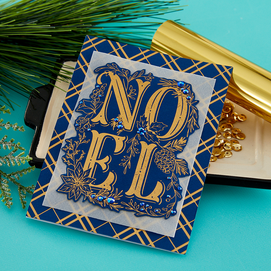 Spellbinders BetterPress Festive Noel Press Plate