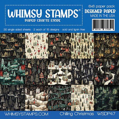 Whimsy Stamps Chilling Christmas 6x6 inch Paper Pack wsdp47