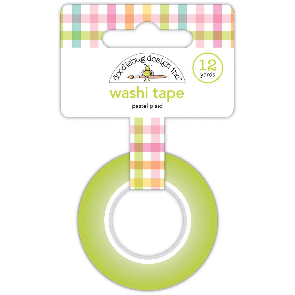 Doodlebug Pastel Plaid Washi Tape 7999