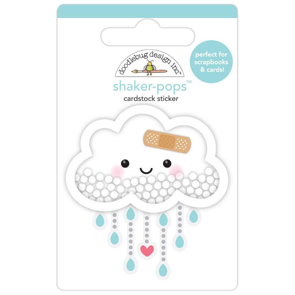 Doodlebug Under the Weather Shaker-Pops 3D Stickers 8010