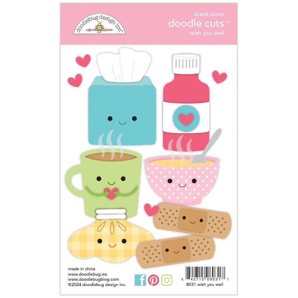 Doodlebug Wish You Well Doodle Die Cuts 8031