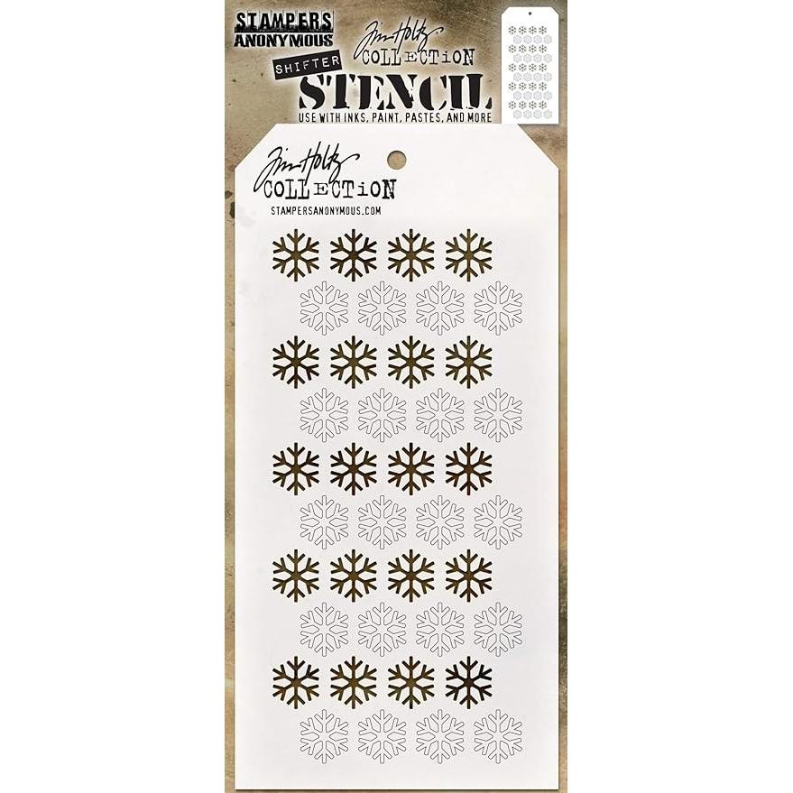 Tim Holtz Layering Stencil SHIFTER SNOWFLAKE THS135