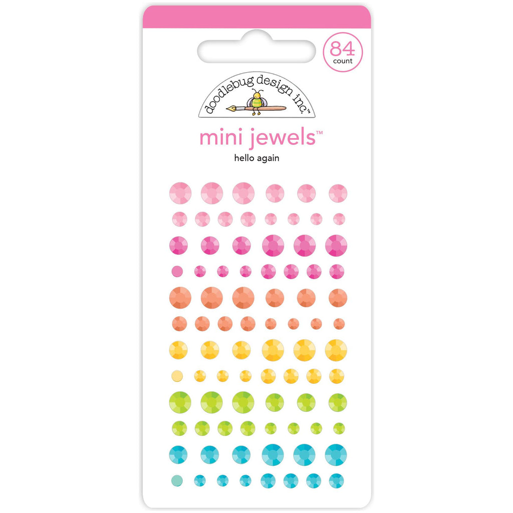 Doodlebug Hello Again Assortment Mini Jewels 8161