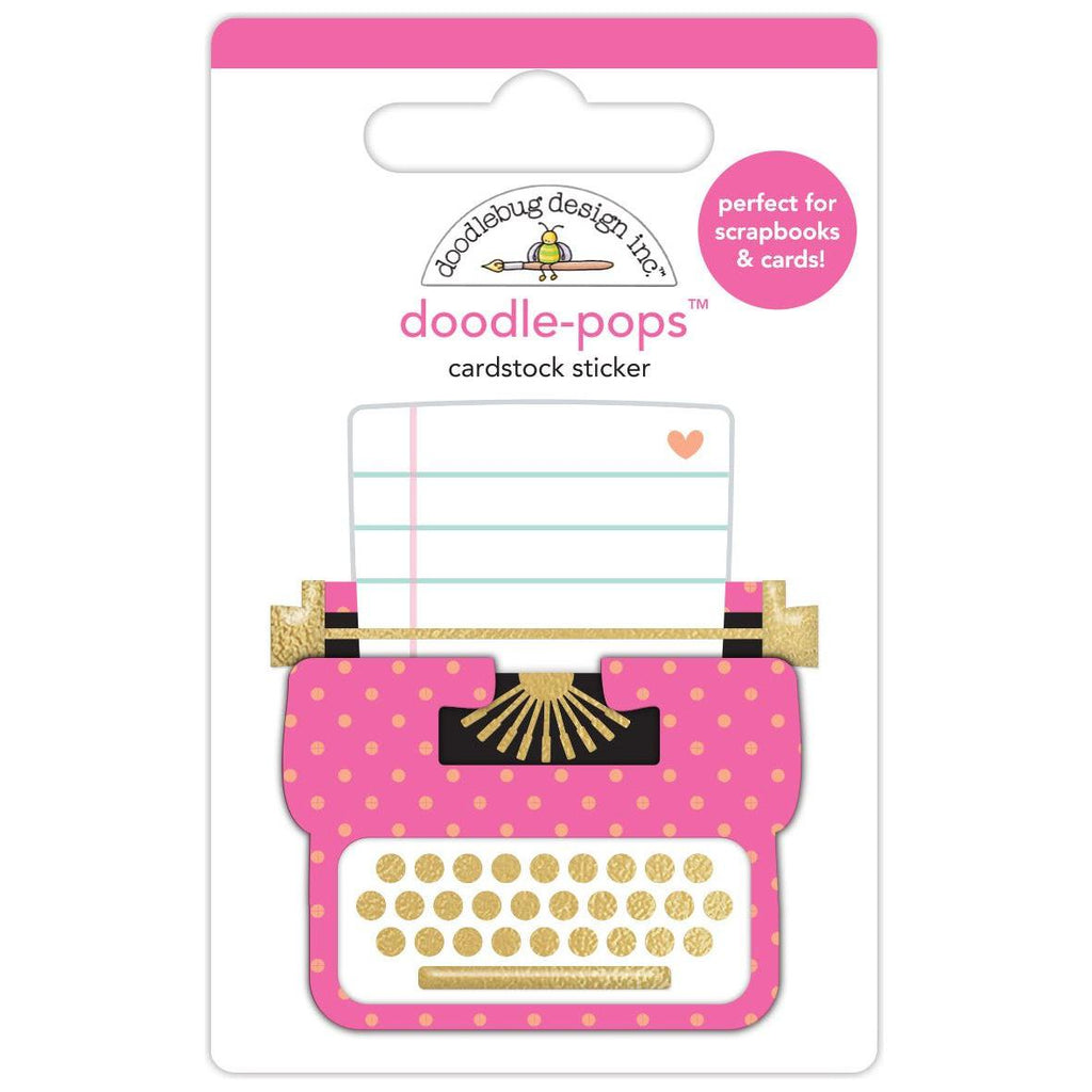 Doodlebug Pen Pal Doodle Pops 3D Stickers 8166