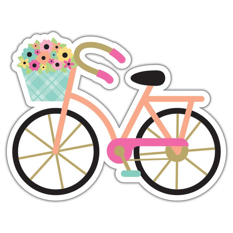 Pink 2024 bike stickers