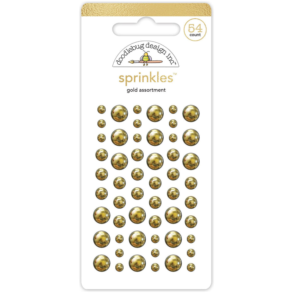 Doodlebug Gold Assortment Sprinkles 8213