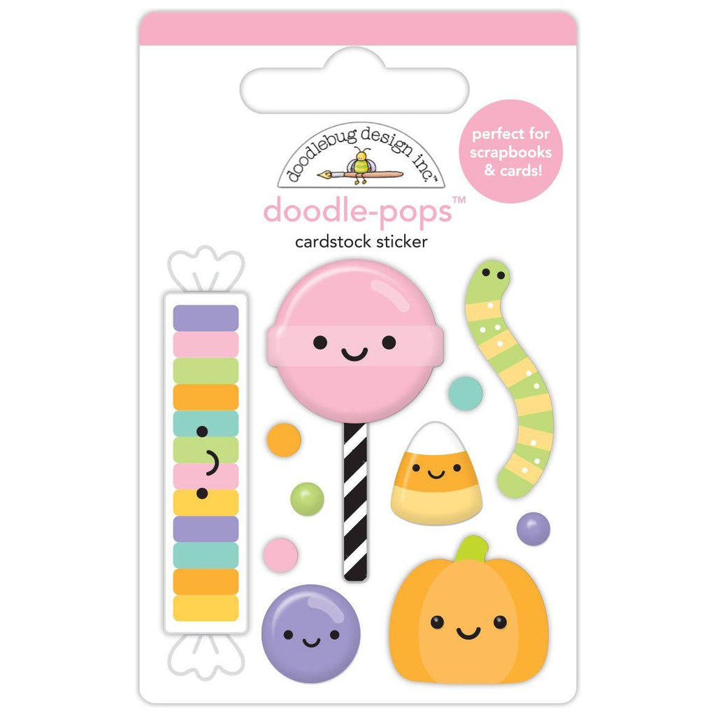 Doodlebug Hello Sugar Doodle-Pops 3D Stickers 8237