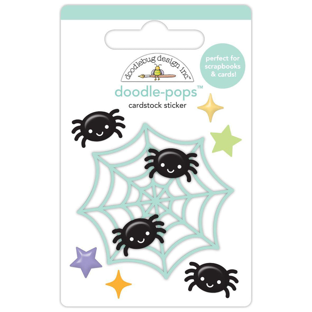 Doodlebug Spiderlings Doodle-Pops 3D Stickers 8241