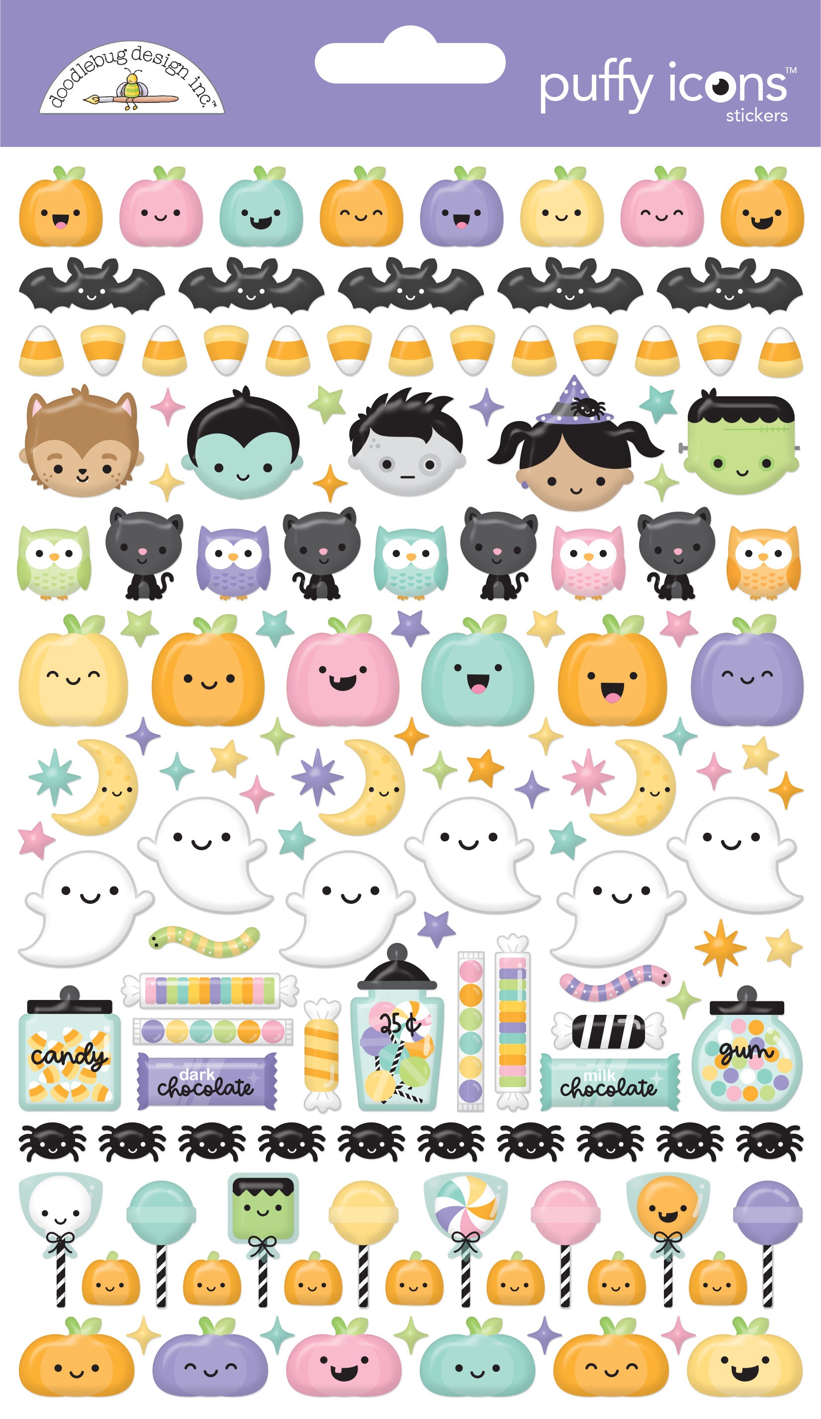 Cute Bunny 3D Puffy Sticker Sheet, Foam Sticker, Kids Craft Gift