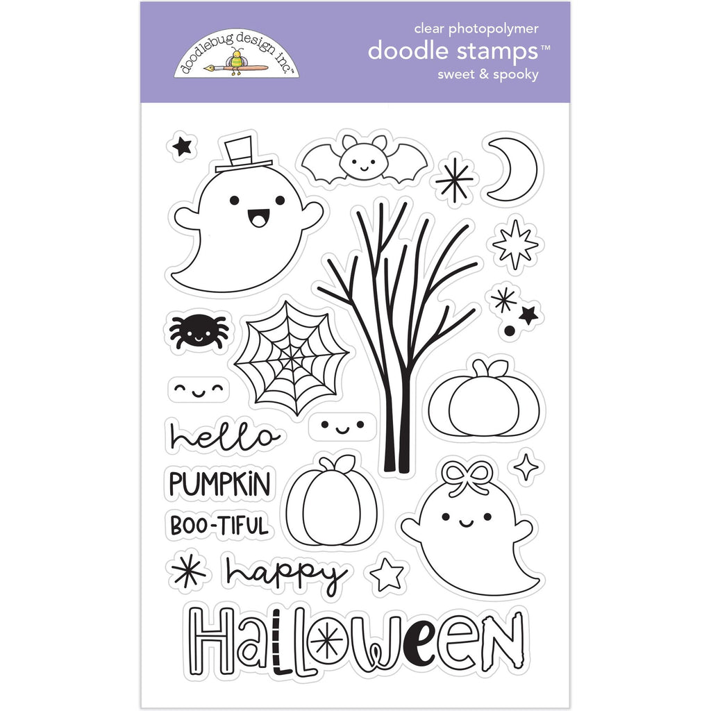 Doodlebug Sweet and Spooky Clear Stamps 8253