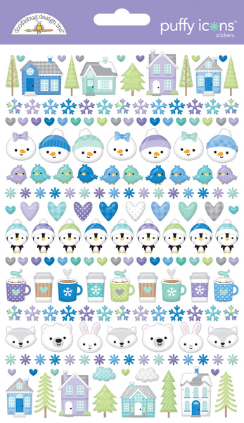 Doodlebug - Snow Much Fun - Snow Colorful Shape Sprinkles / 8347