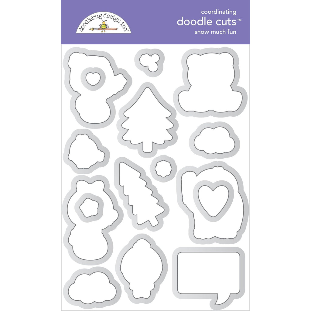 Doodlebug Snow Much Fun Doodle Cuts Coordinating Dies 8367