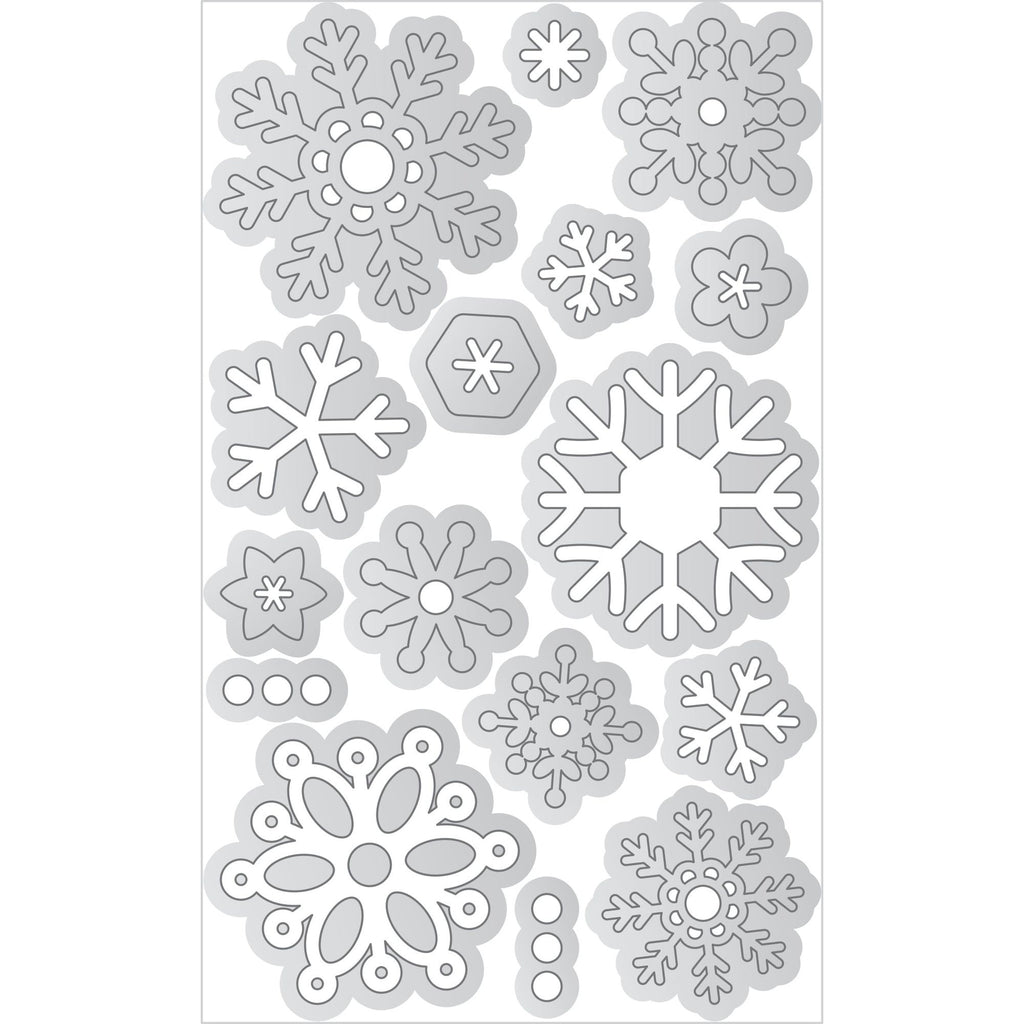 Doodlebug Frosty Flurry Doodle Cuts Dies 8368 actual