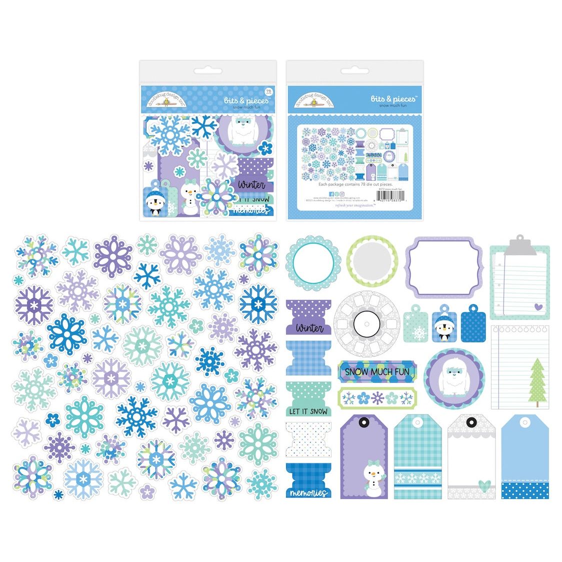 Doodlebug - Snow Much Fun - Bits & Pieces / 8372