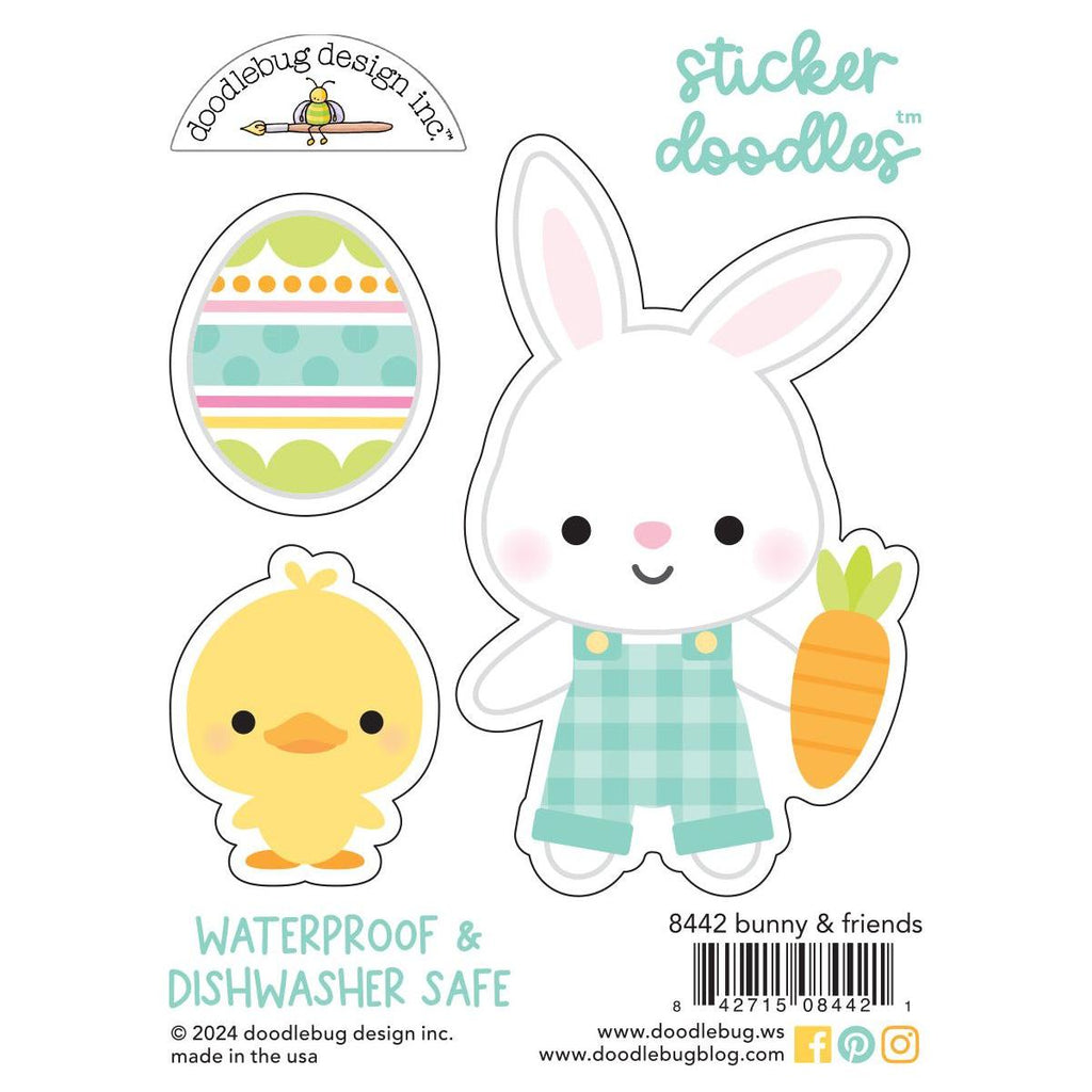 Doodlebug Bunny and Friends Sticker Doodles 8442