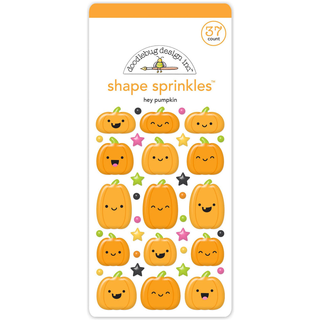 Doodlebug Hey Pumpkin Shape Sprinkles 8558