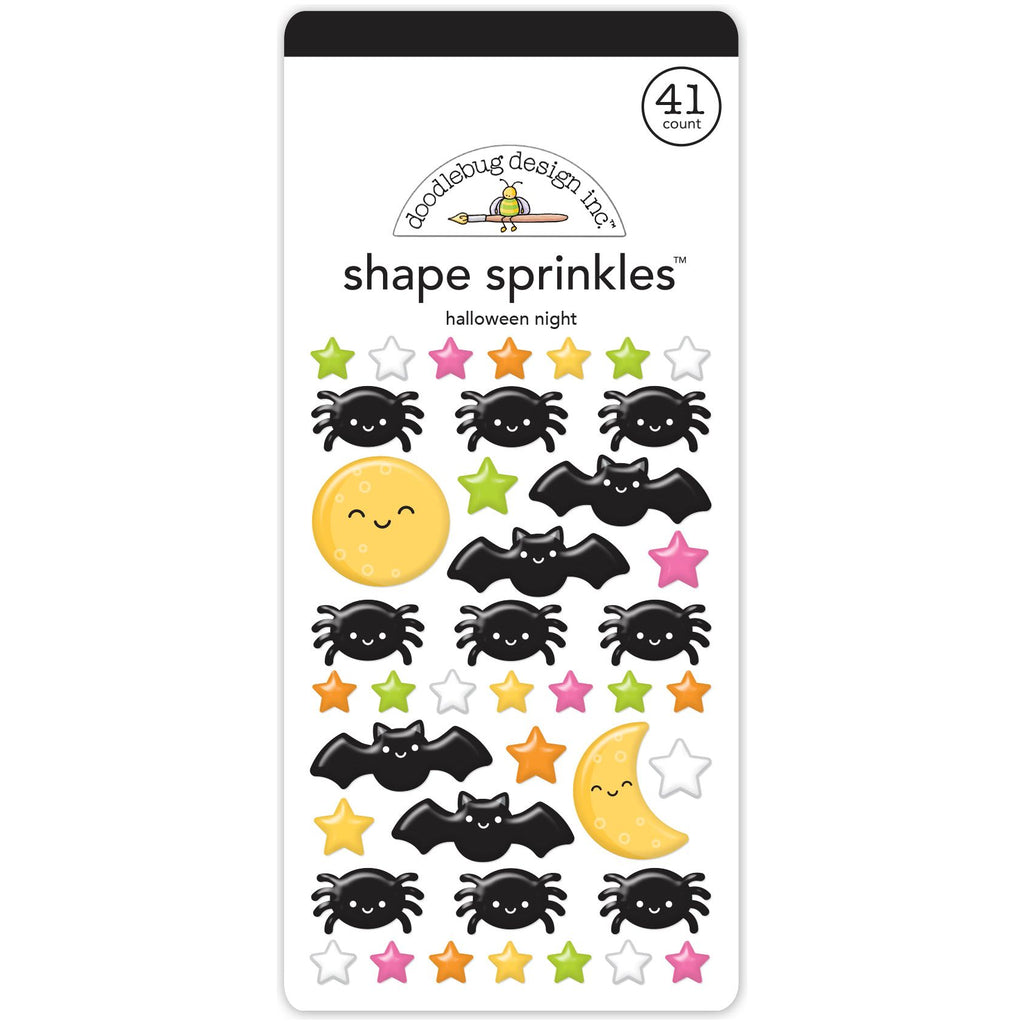 Doodlebug Halloween Night Shape Sprinkles 8559