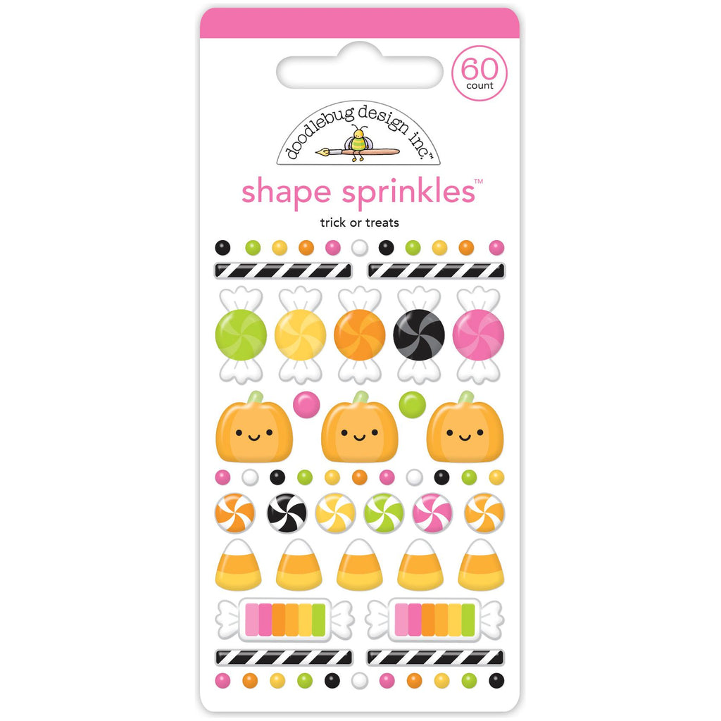 Doodlebug Trick or Treats Shape Sprinkles 8560