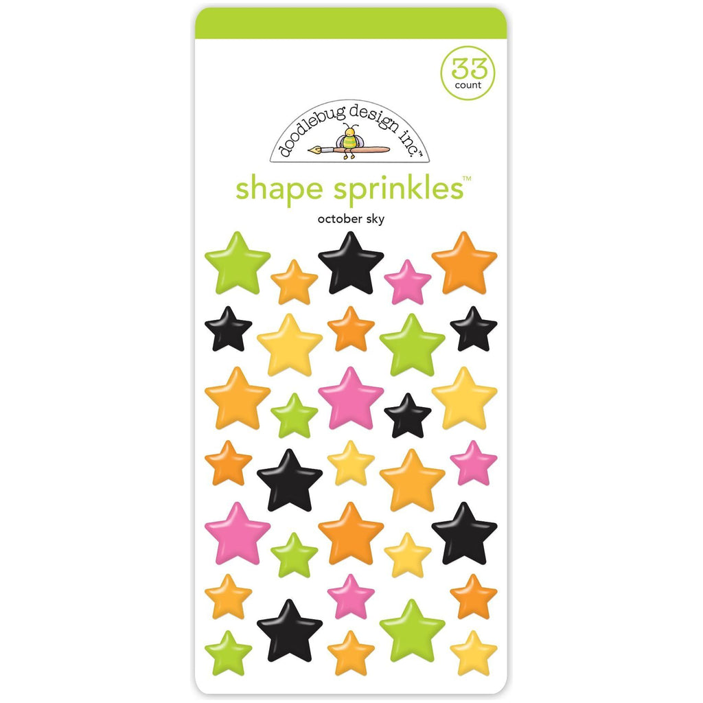 Doodlebug October Sky Shape Sprinkles 8561