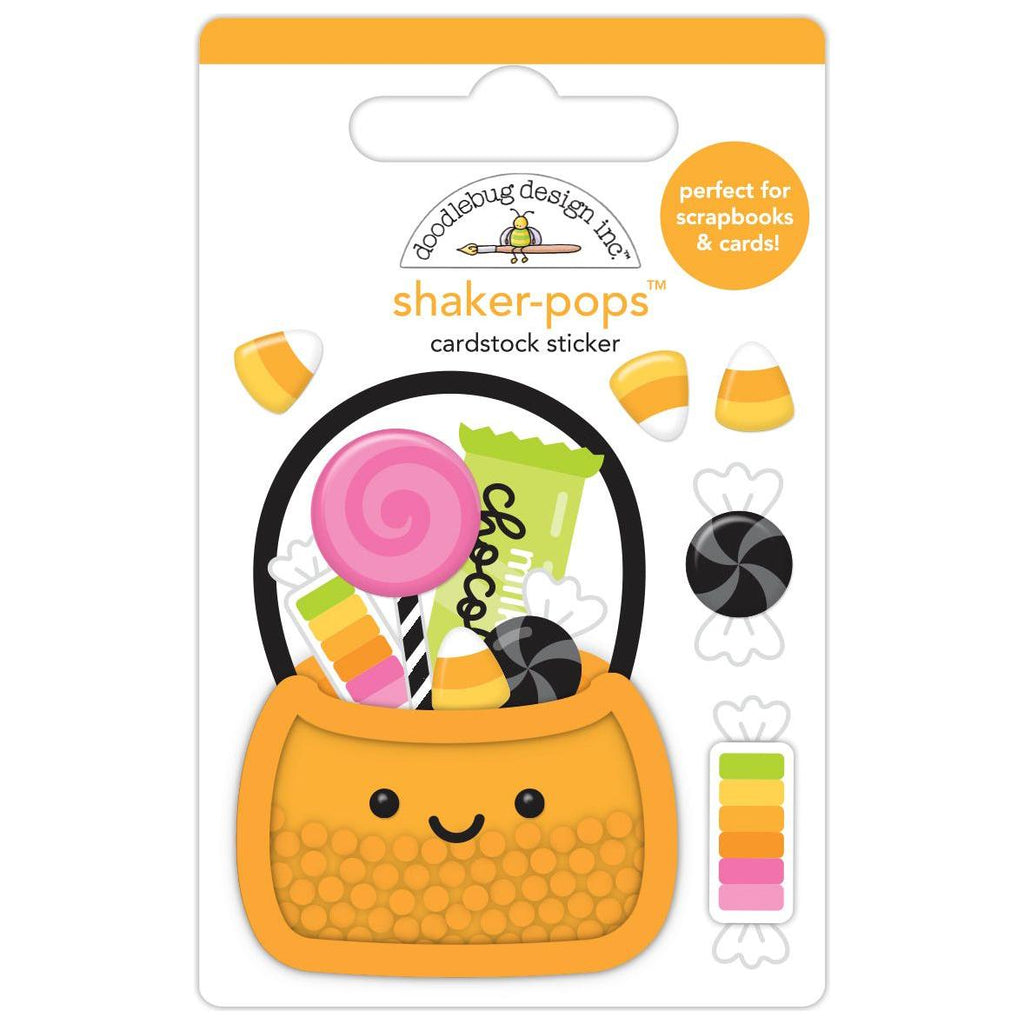 Doodlebug Trick or Treats Shaker-Pops 3D Stickers 8563