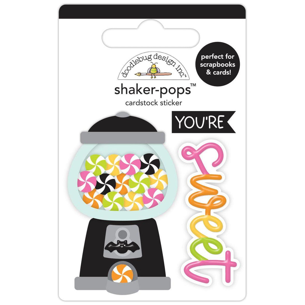 Doodlebug Spooky Sweet Shaker-Pops 3D Stickers 8564