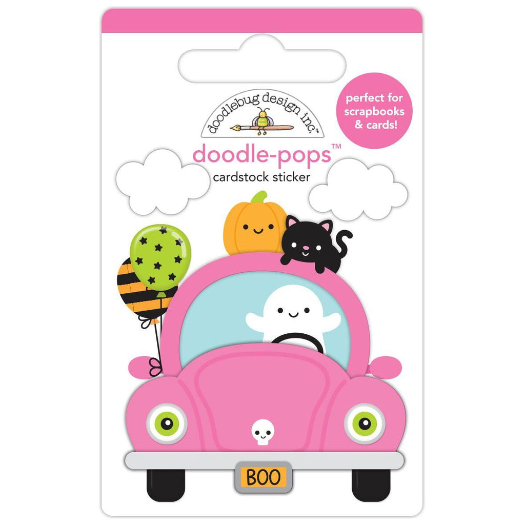 Doodlebug Boo Cruise Doodle-Pops 3D Stickers 8565