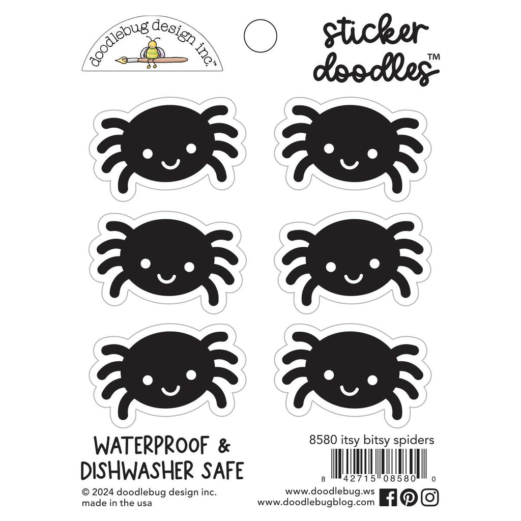 Doodlebug Itsy Bitsy Spiders Sticker Doodles 8580