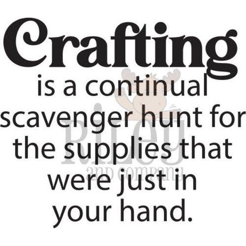 Riley and Company Funny Bones Crafting is a Scavenger Hunt Clear Stamp rwd-1240