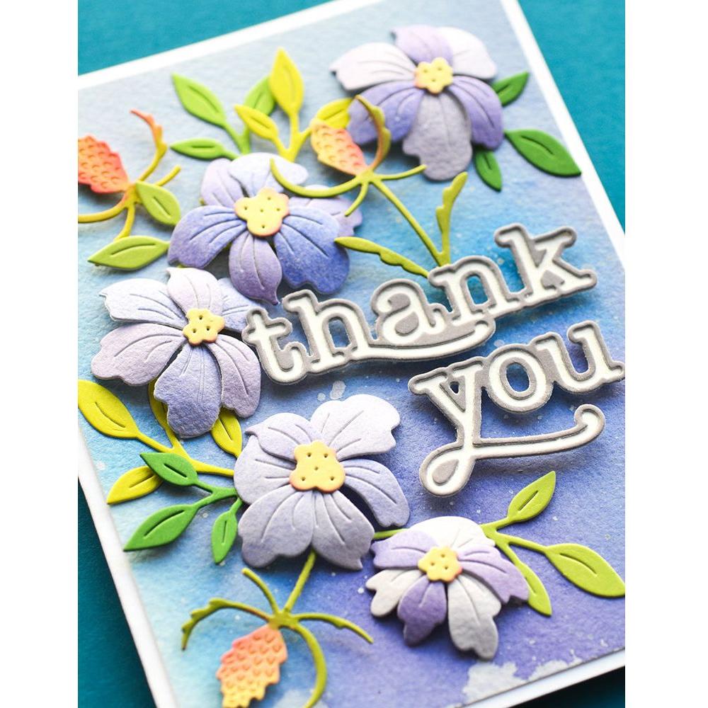 Memory Box Thank You Daily Script Dies 94655 blooms