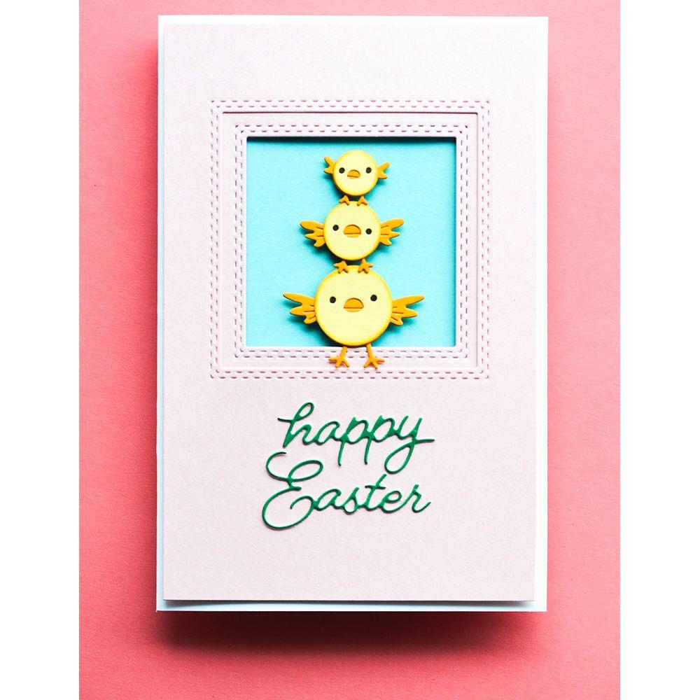 Memory Box Happy Easter Curled Script Dies 94731 happy easter