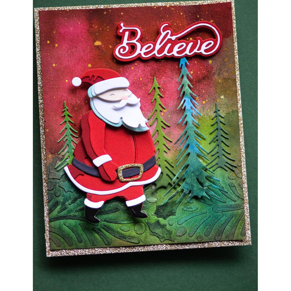 Memory Box Believe Enchanted Script Dies 94739 santa