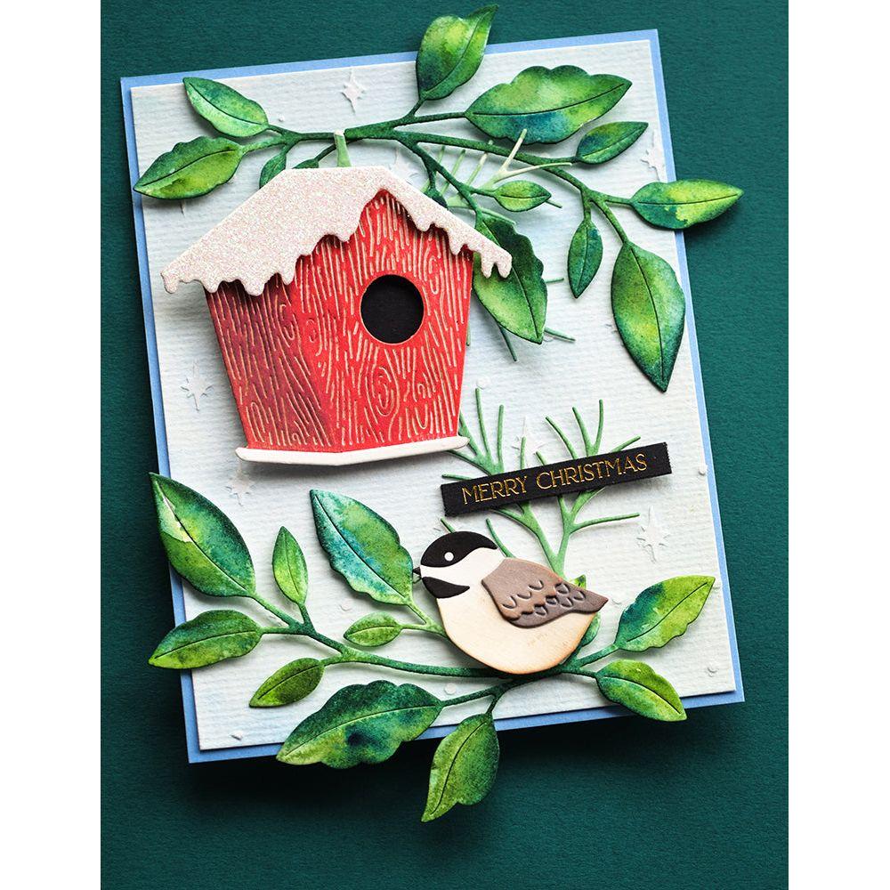 Memory Box Nestled Chickadee Duo Dies 94741 bird