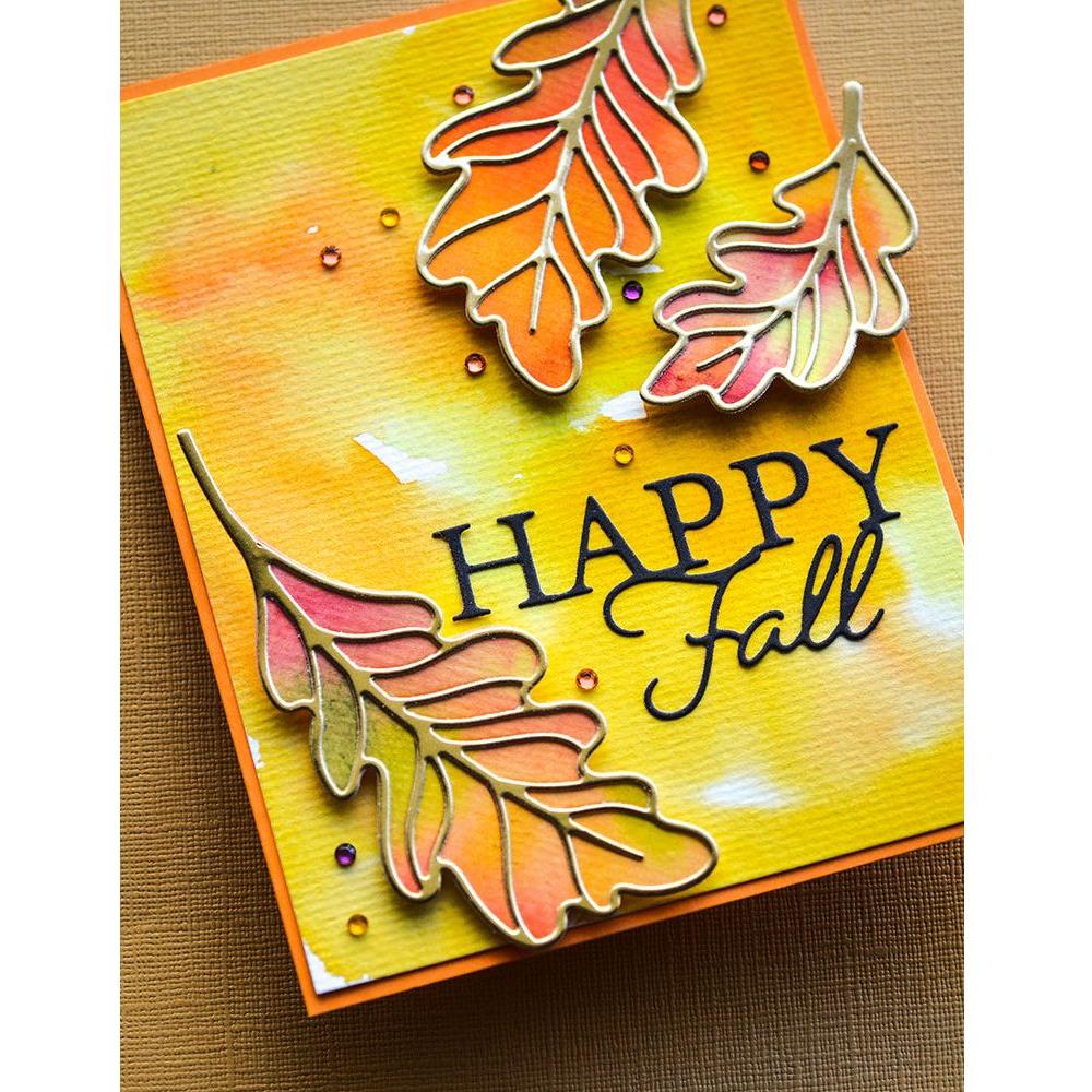 Memory Box Happy Fall Posh Script Dies 94747 happy fall