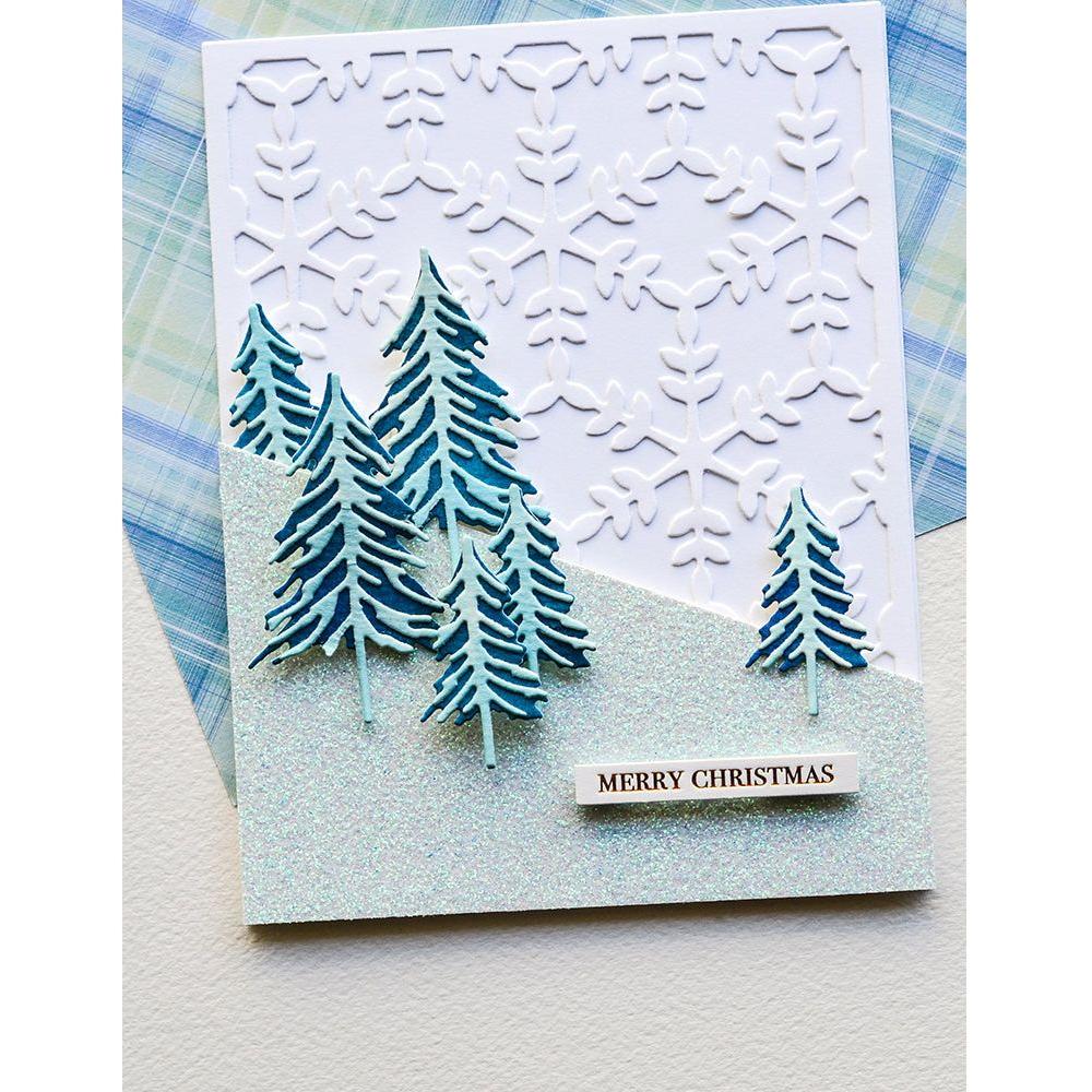 Memory Box Aurora Snowflake Frame Die 94750 trees