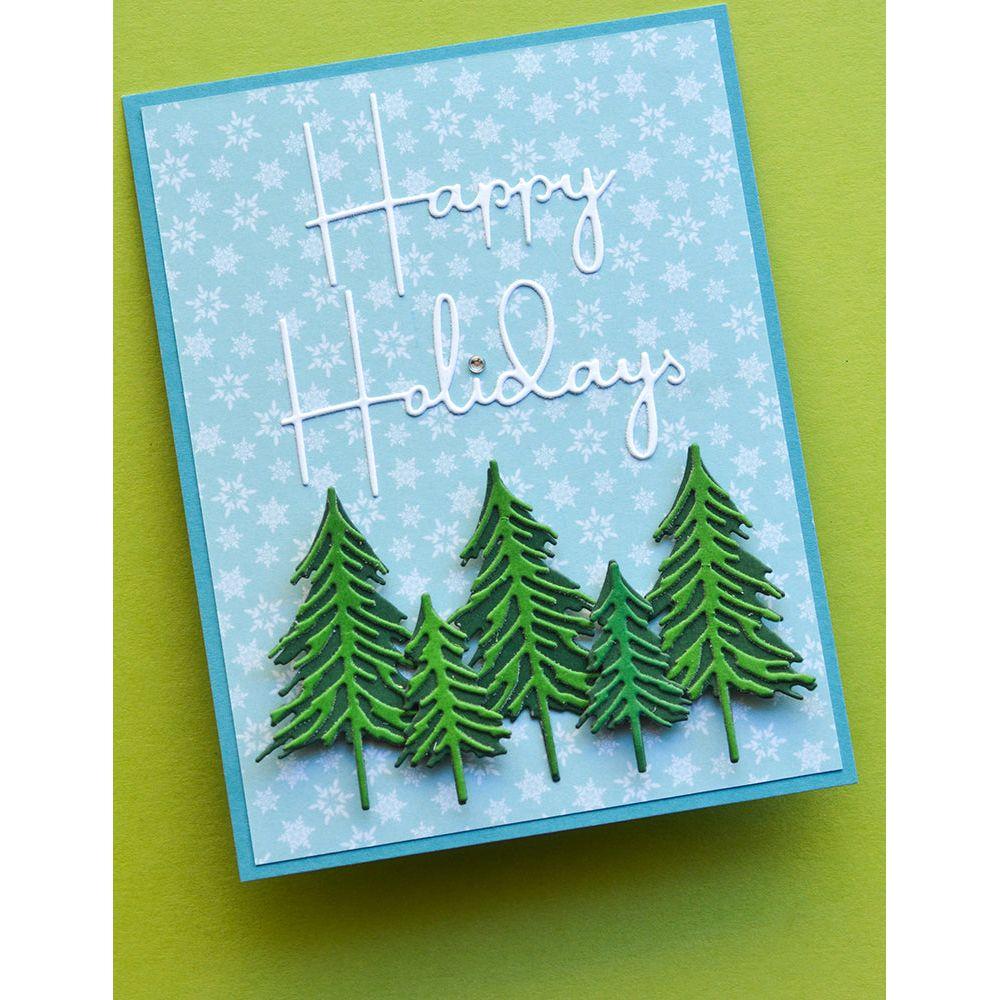 Memory Box Layered Evergreen Trees Dies 94751 script