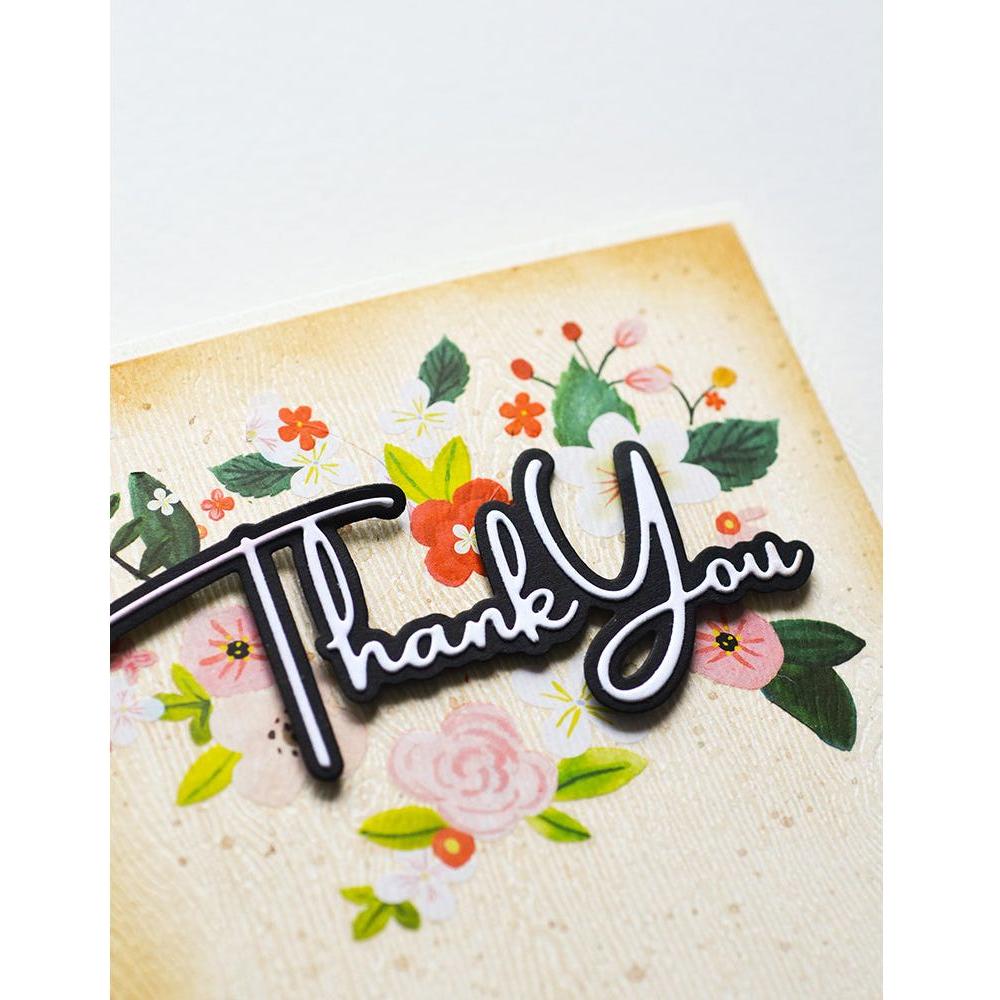 Memory Box Thank You Breezy Script Dies 94780 flowers