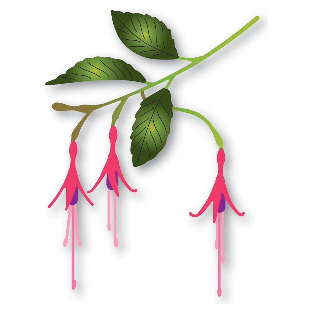 Memory Box Hardy Fuchsia Buds Dies 94783