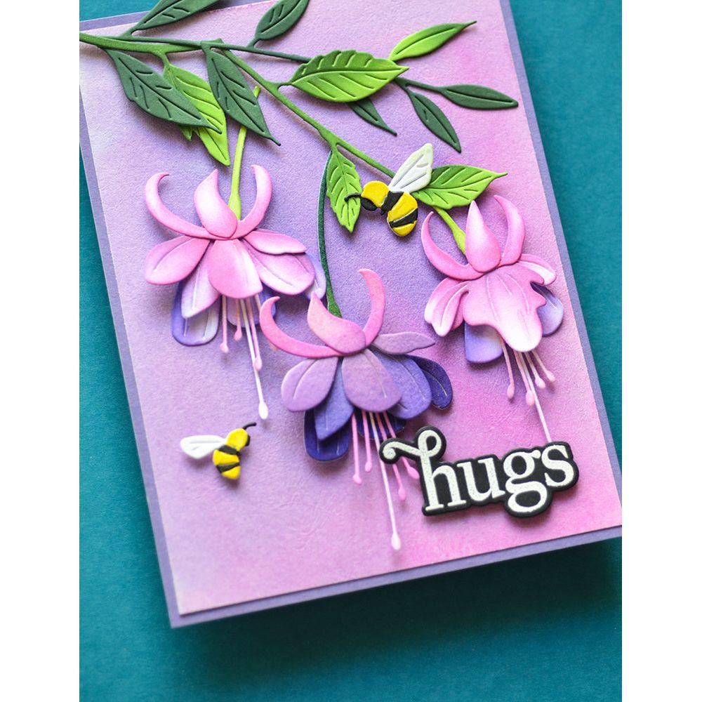 Memory Box Lavish Fuchsia Stem Dies 94785 hugs