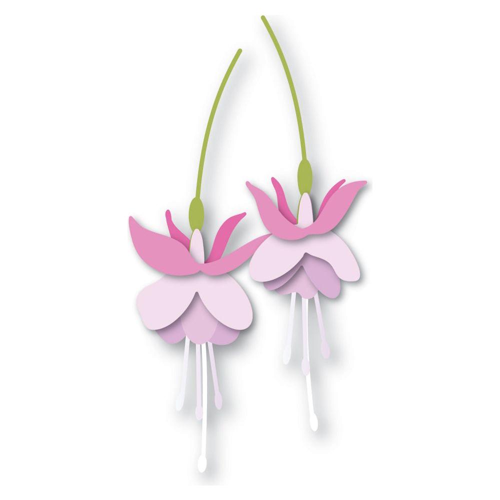 Memory Box Fuchsia Bud Duo Dies 94786