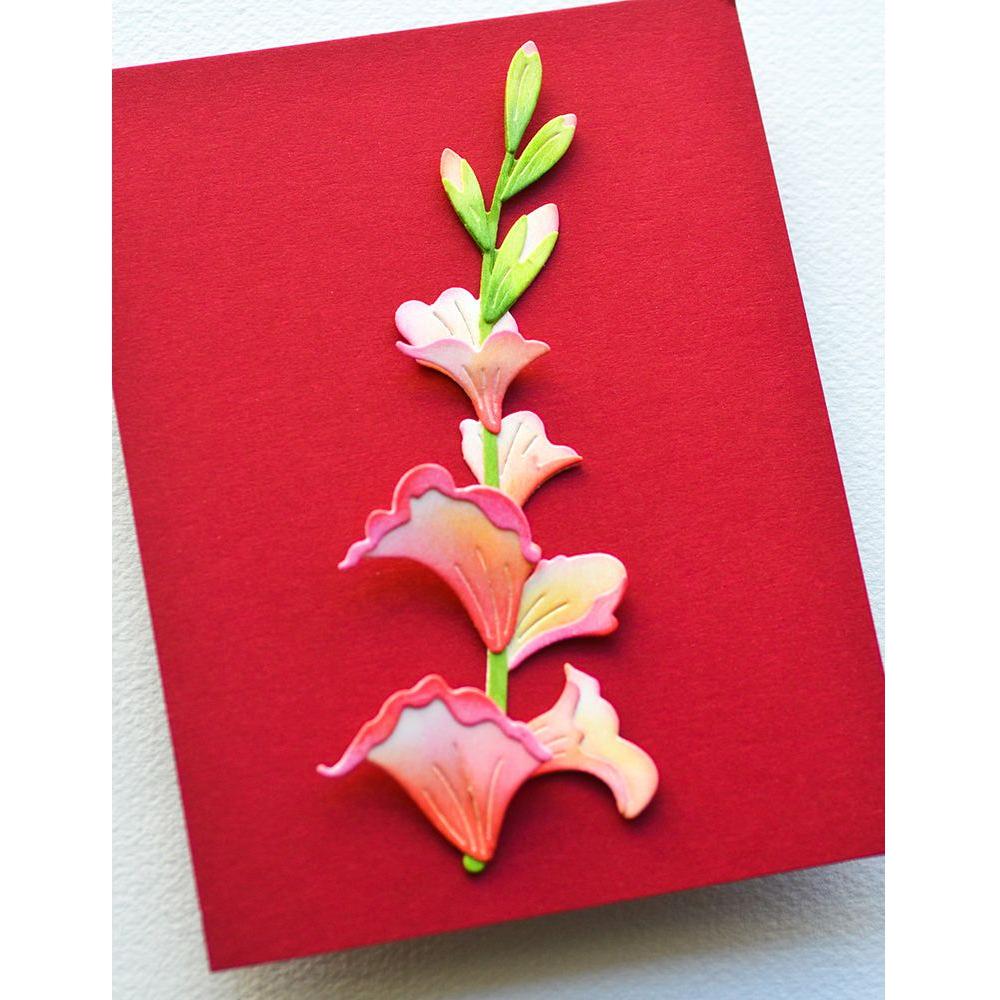 Memory Box Sensational Gladiola Stem Dies 94789 red