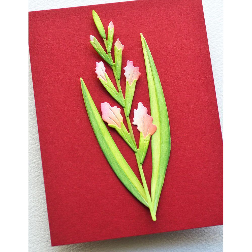 Memory Box Budding Gladiola Stem Dies 94792 red