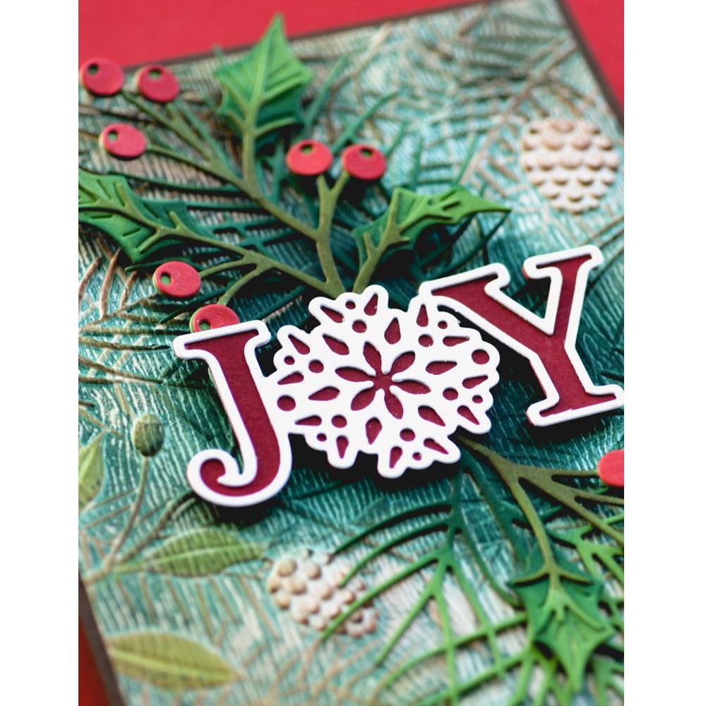 Memory Box Snowflake Joy Dies 94797 pinecone