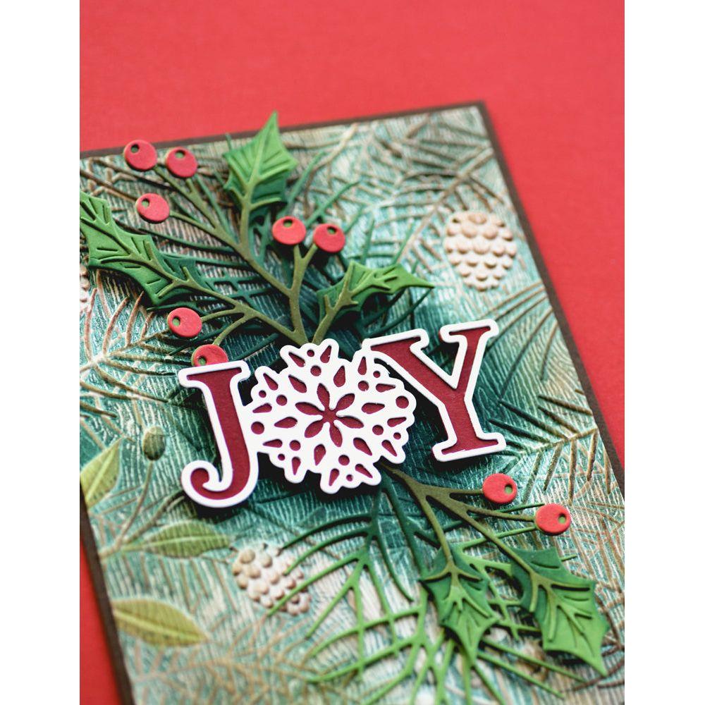 Memory Box Festive Holly Dies 94801 joy