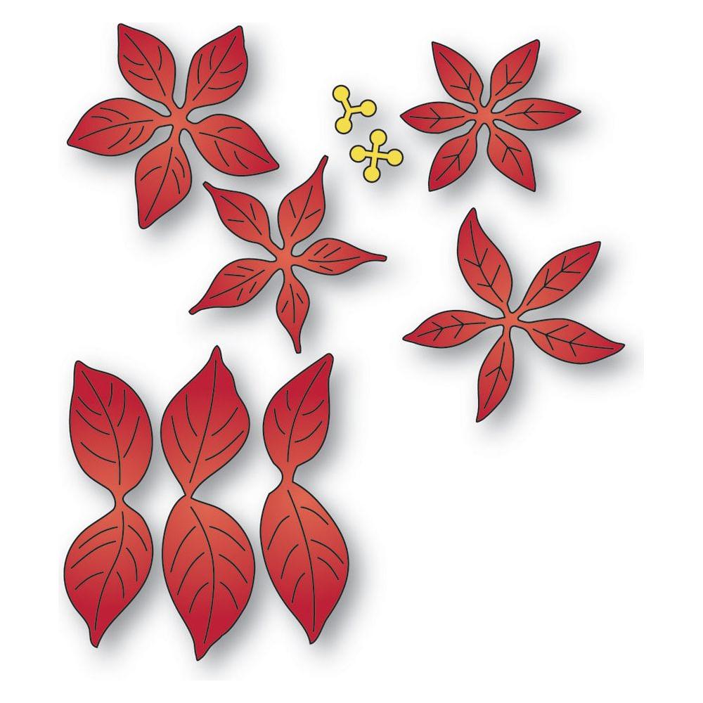 Memory Box Petite Poinsettias Dies 94822