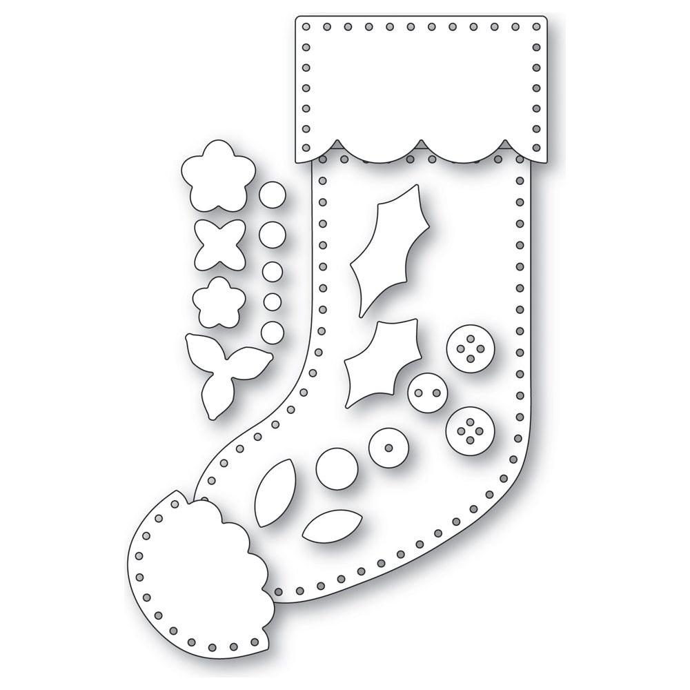 Memory Box Stitchable Stocking Dies 94825