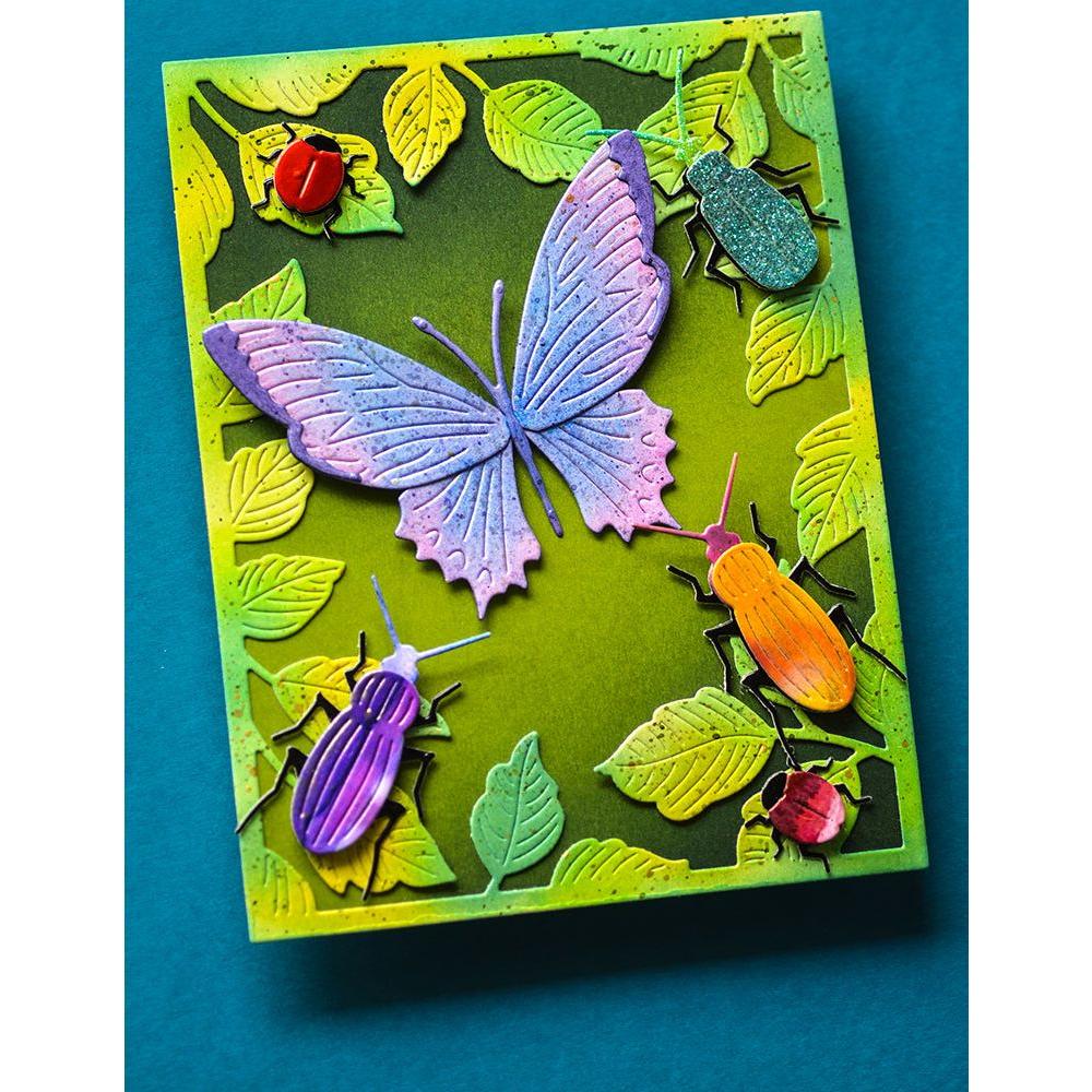 Memory Box Brilliant Beetles Dies 94833 butterfly