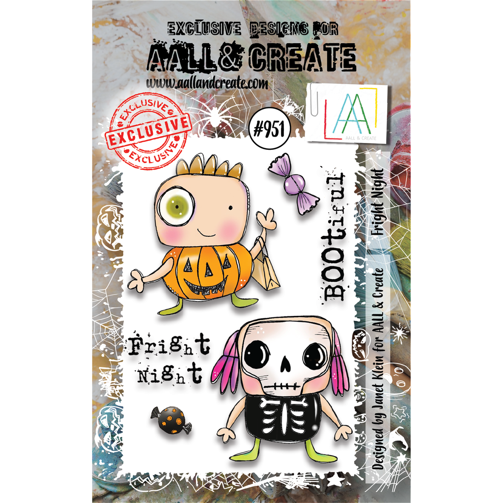 AALL & Create Fright Night A7 Clear Stamps aall951