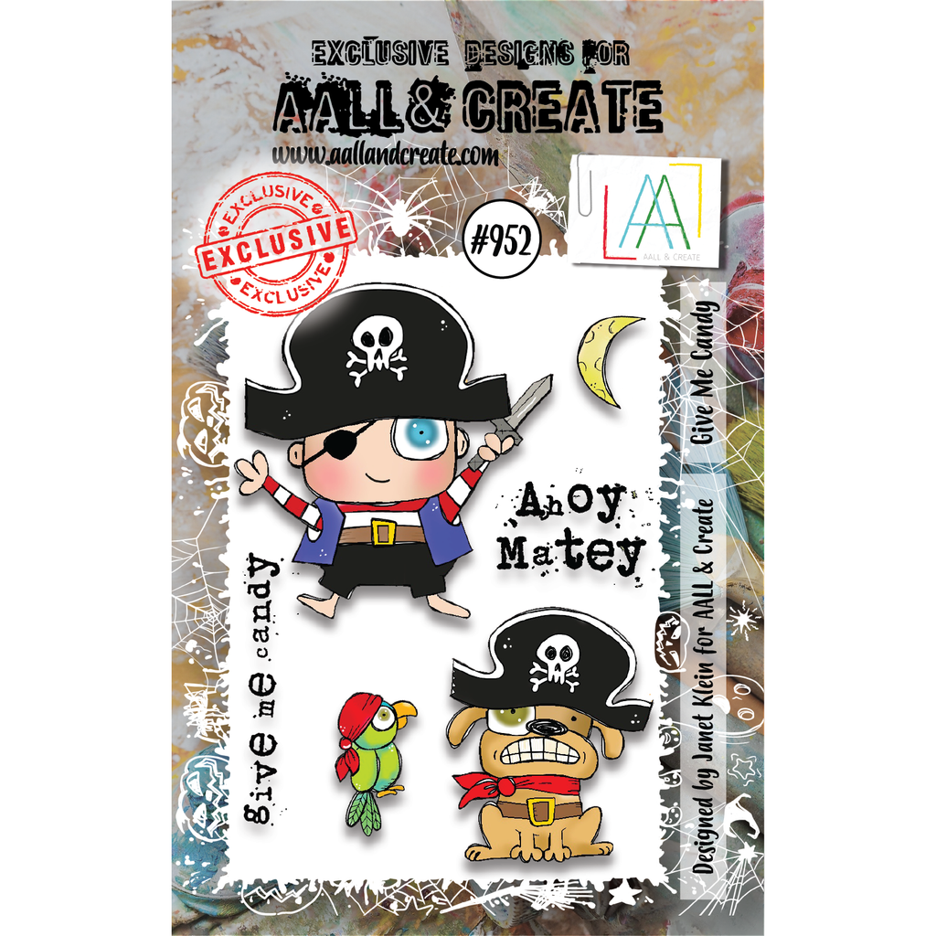 AALL & Create Give Me Candy A7 Clear Stamps aall952