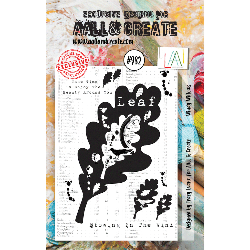 AALL & Create Windy Willows A7 Clear Stamps aall982